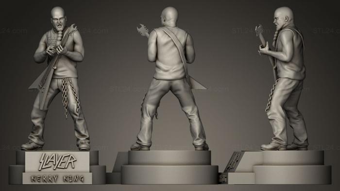 Statues of famous people (kerry king, STKC_0052) 3D models for cnc